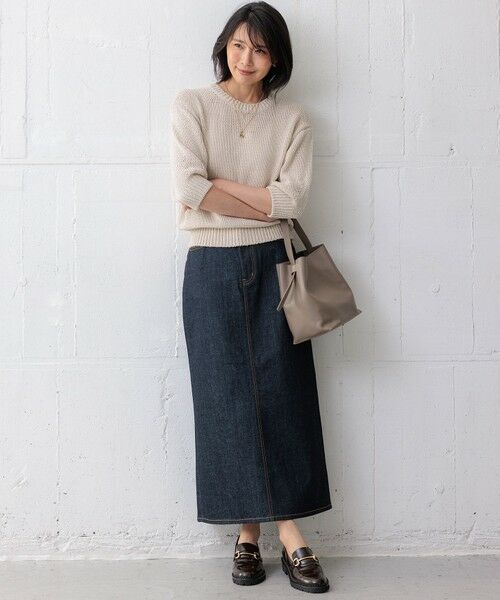 S size ONWARD(小さいサイズ) / エスサイズオンワード ニット・セーター | 【洗える】ルレックスバルキー ラメニット | 詳細5