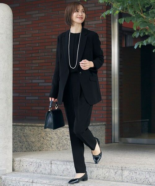 S size ONWARD(小さいサイズ) / エスサイズオンワード その他パンツ | 【カタログ掲載・セットアップ対応】トリアセダブルクロステーパード パンツ | 詳細26