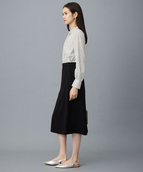 S size ONWARD(小さいサイズ) / エスサイズオンワード ミニ・ひざ丈スカート | 【セットアップ対応】トリアセダブルクロスフレア スカート | 詳細20