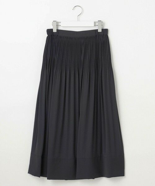 S size ONWARD(小さいサイズ) / エスサイズオンワード ロング・マキシ丈スカート | 【セットアップ対応・洗える】ライトサテンプリーツ スカート | 詳細5