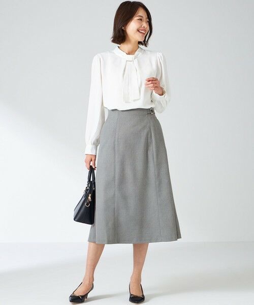 S size ONWARD(小さいサイズ) / エスサイズオンワード シャツ・ブラウス | 【洗える】4WAYボウタイ ブラウス | 詳細30