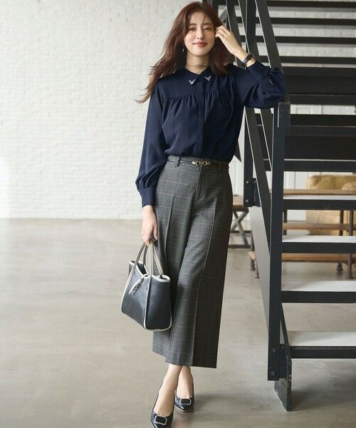 S size ONWARD(小さいサイズ) / エスサイズオンワード シャツ・ブラウス | 【洗える】ビジュー ブラウス | 詳細6