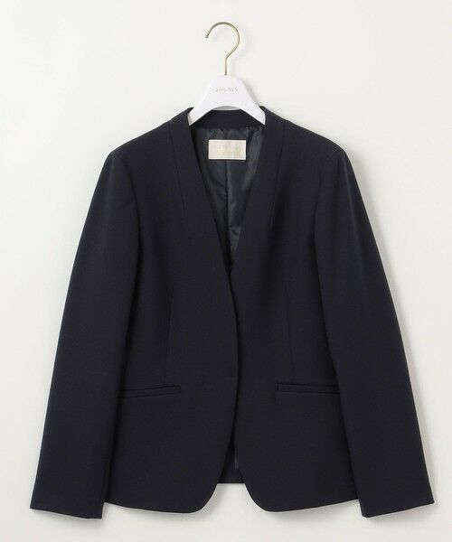 S size ONWARD(小さいサイズ) / エスサイズオンワード ノーカラージャケット | 【保温効果/ストレッチ】シリーズ累計13万枚突破！ビューティサーモ ノーカラージャケット | 詳細23