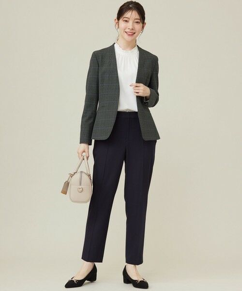 S size ONWARD(小さいサイズ) / エスサイズオンワード ノーカラージャケット | 【保温効果/ストレッチ】シリーズ累計13万枚突破！ビューティサーモ ノーカラージャケット | 詳細27