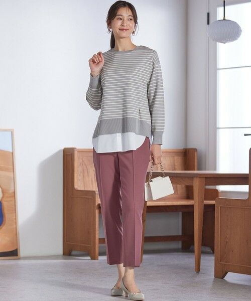 S size ONWARD(小さいサイズ) / エスサイズオンワード ニット・セーター | 【洗える】サイドスリット ニット | 詳細4