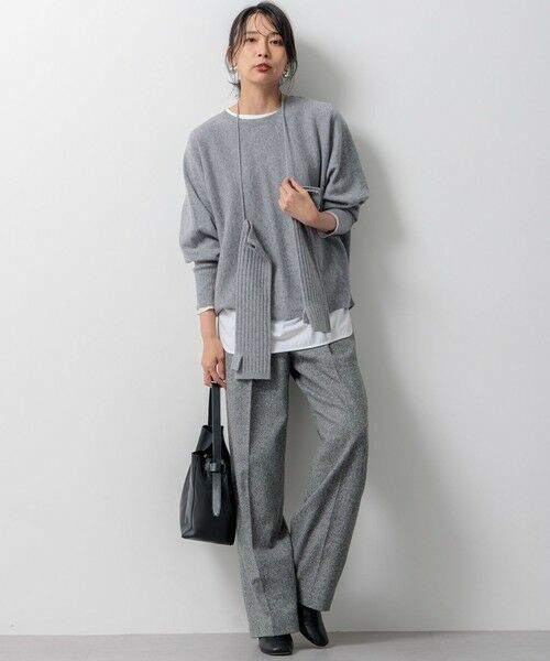 S size ONWARD(小さいサイズ) / エスサイズオンワード ニット・セーター | 【洗える】ピュアカシミヤ ドルマンスリーブ ニット | 詳細2