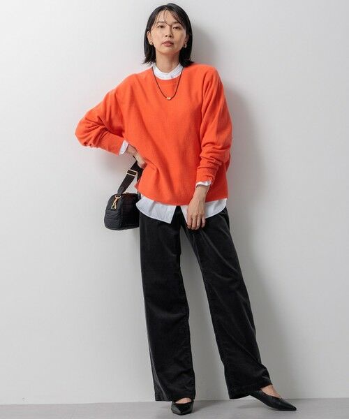 S size ONWARD(小さいサイズ) / エスサイズオンワード ニット・セーター | 【洗える】ピュアカシミヤ ドルマンスリーブ ニット | 詳細8