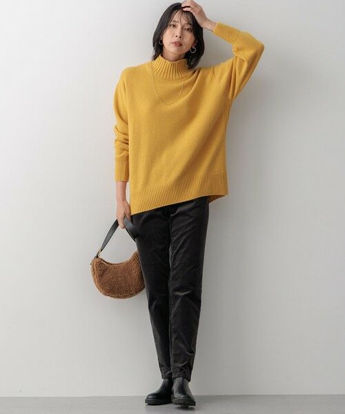 S size ONWARD(小さいサイズ) / エスサイズオンワード その他パンツ | 【洗える】23区DENIM ベルベットストレッチ ボーイズ テーパードパンツ | 詳細12