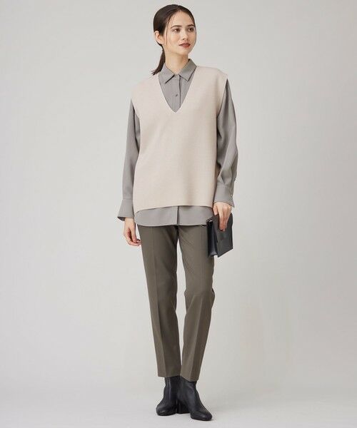 S size ONWARD(小さいサイズ) / エスサイズオンワード シャツ・ブラウス | 【洗える】ハイツイストシャツ ブラウス | 詳細3