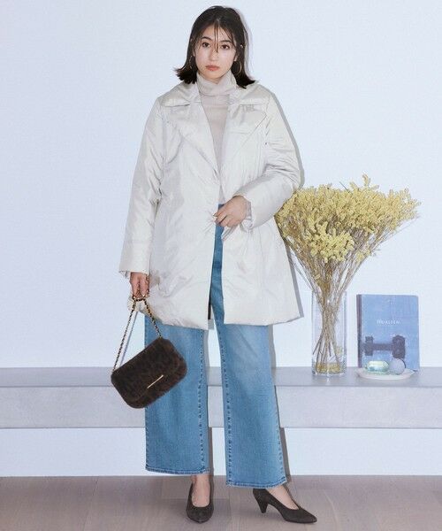 S size ONWARD(小さいサイズ) / エスサイズオンワード ダウンジャケット・ベスト | 【撥水加工・洗える】ステッチレスダウン コート | 詳細2