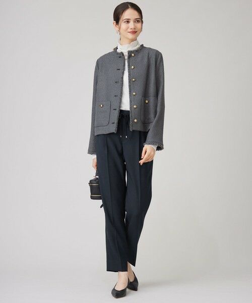 S size ONWARD(小さいサイズ) / エスサイズオンワード ノーカラージャケット | 【SHIHOさん着用】ブライトリングツイード ジャケット | 詳細5