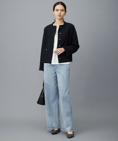 S size ONWARD(小さいサイズ) / エスサイズオンワード ノーカラージャケット | 【SHIHOさん着用】ブライトリングツイード ジャケット | 詳細21