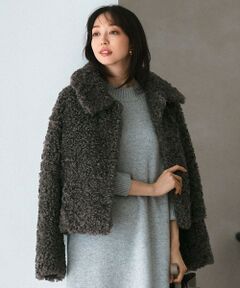 S size ONWARD(小さいサイズ) / エスサイズオンワード その他アウター | ECOPEL カーリーファー ブルゾン