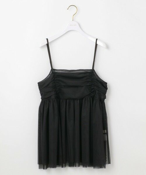 S size ONWARD(小さいサイズ) / エスサイズオンワード キャミソール・チューブトップ | 【洗える】チュールレイヤード キャミソール | 詳細14