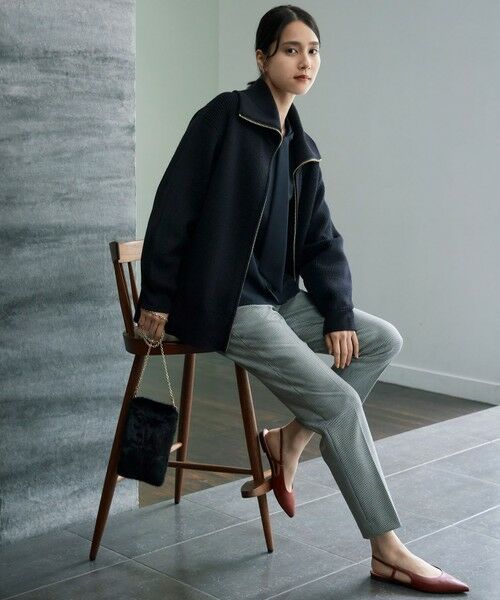 S size ONWARD(小さいサイズ) / エスサイズオンワード その他アウター | 【洗える】ジップアップニット アウター | 詳細15