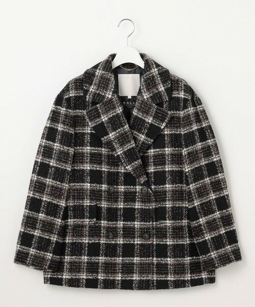 S size ONWARD(小さいサイズ) / エスサイズオンワード その他アウター | BALLIループミルドチェック コート | 詳細15