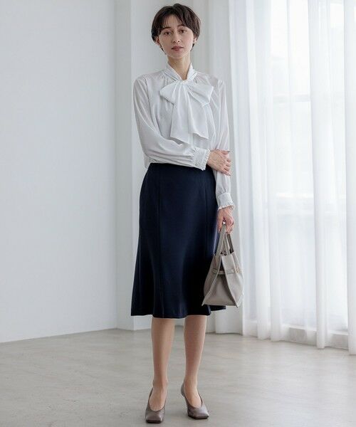 S size ONWARD(小さいサイズ) / エスサイズオンワード シャツ・ブラウス | 【洗える】ドットドビーデシン ブラウス | 詳細6