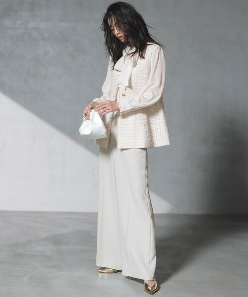 S size ONWARD(小さいサイズ) / エスサイズオンワード シャツ・ブラウス | 【洗える】ドットドビーデシン ブラウス | 詳細11