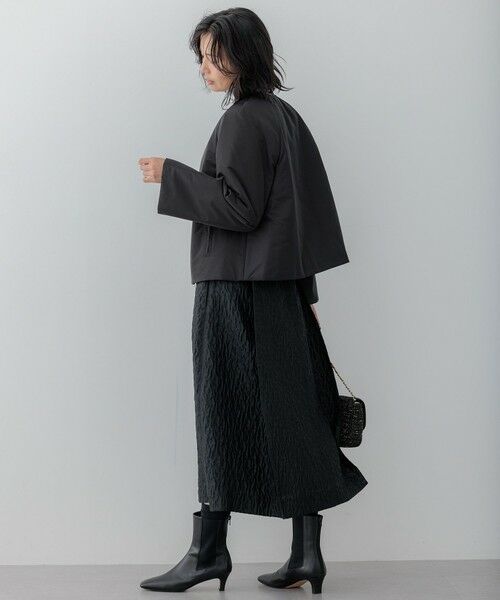 S size ONWARD(小さいサイズ) / エスサイズオンワード ダウンジャケット・ベスト | 【23区×Oggiコラボ /撥水加工】中綿 パディングタフタ ジャケット | 詳細9