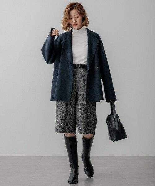 S size ONWARD(小さいサイズ) / エスサイズオンワード カットソー | 【見上愛さん着用/LEE10月号掲載】レイヤードタートル カットソー | 詳細12