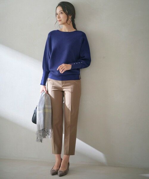 S size ONWARD(小さいサイズ) / エスサイズオンワード ニット・セーター | 【洗える・セットアップ可】アンチピリングドルマン畔 ニット | 詳細6