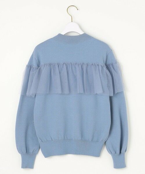 S size ONWARD(小さいサイズ) / エスサイズオンワード ニット・セーター | 【洗える】フリルチュールコンビ ニット | 詳細8