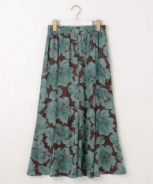 S size ONWARD(小さいサイズ) / エスサイズオンワード ミニ・ひざ丈スカート | 【洗える】アートフラワープリント スカート | 詳細15