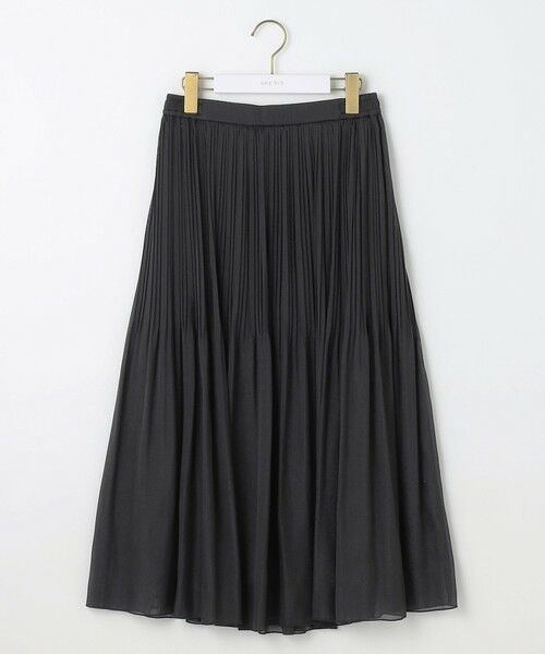 S size ONWARD(小さいサイズ) / エスサイズオンワード ミニ・ひざ丈スカート | 【洗える】シャイニープリーツ スカート | 詳細15