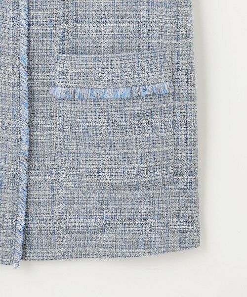 S size ONWARD(小さいサイズ) / エスサイズオンワード ベスト | 【カタログ掲載・セットアップ対応】ライトミックスツイード ジレ | 詳細11