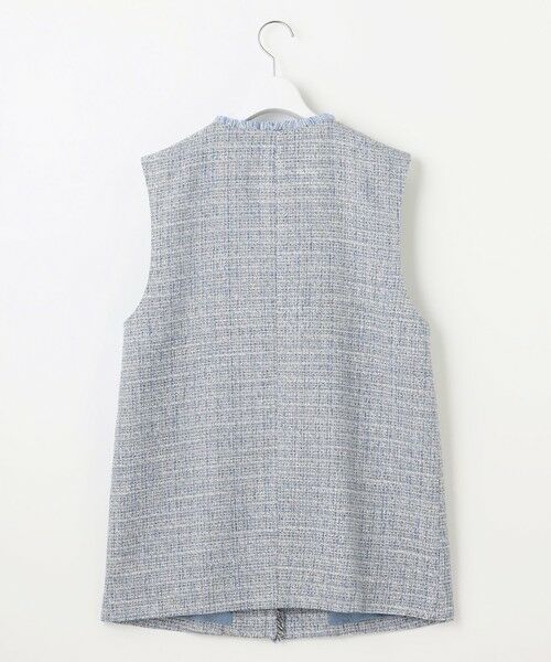 S size ONWARD(小さいサイズ) / エスサイズオンワード ベスト | 【カタログ掲載・セットアップ対応】ライトミックスツイード ジレ | 詳細12