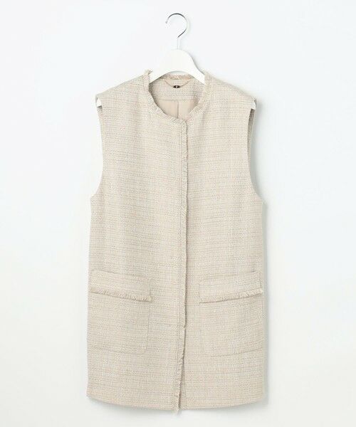 S size ONWARD(小さいサイズ) / エスサイズオンワード ベスト | 【カタログ掲載・セットアップ対応】ライトミックスツイード ジレ | 詳細17