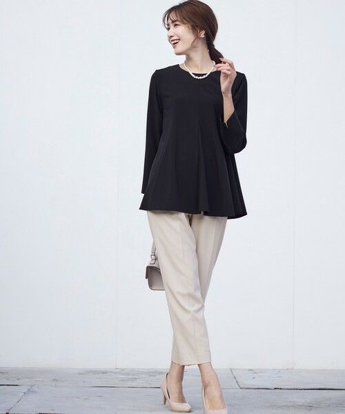 S size ONWARD(小さいサイズ) / エスサイズオンワード シャツ・ブラウス | 【洗える】セレモニーダブルクロス ブラウス | 詳細11