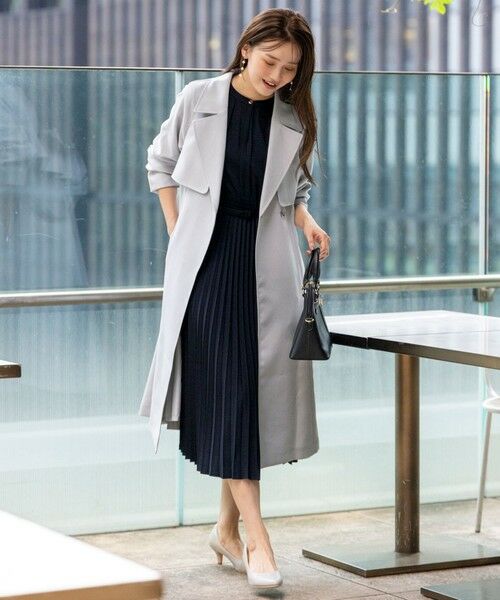 S size ONWARD(小さいサイズ) / エスサイズオンワード トレンチコート | 【洗える】Nobleライトトレンチ コート | 詳細8