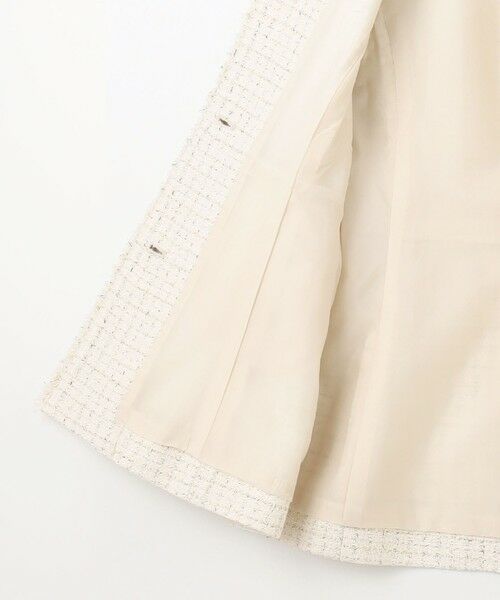 S size ONWARD(小さいサイズ) / エスサイズオンワード その他アウター | ファンシーツイードペプラム ジレ | 詳細11