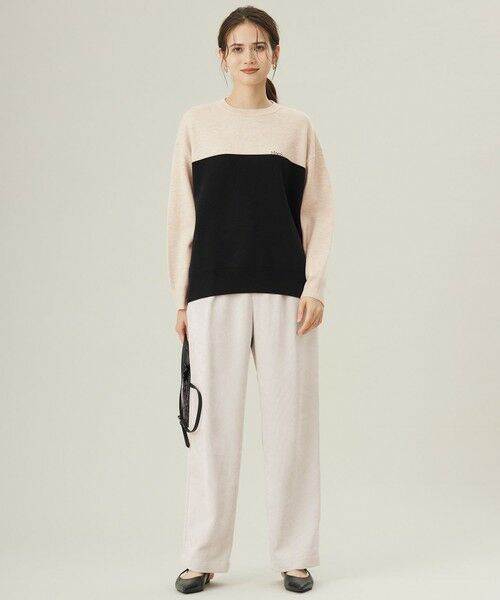 S size ONWARD(小さいサイズ) / エスサイズオンワード ニット・セーター | 【カタログ掲載・セットアップ対応・洗える】スムージーブロッキング ニット | 詳細3