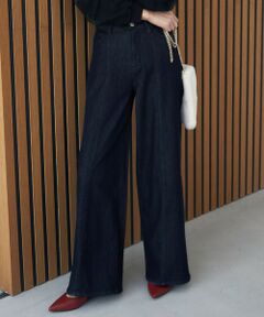 S size ONWARD(小さいサイズ) / エスサイズオンワード デニムパンツ | 【洗える】ウスカルデニムバギー パンツ