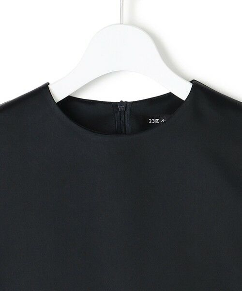 S size ONWARD(小さいサイズ) / エスサイズオンワード シャツ・ブラウス | 【APPLAUDIR】クリアダブルサテン フリルヘム ブラウス | 詳細12