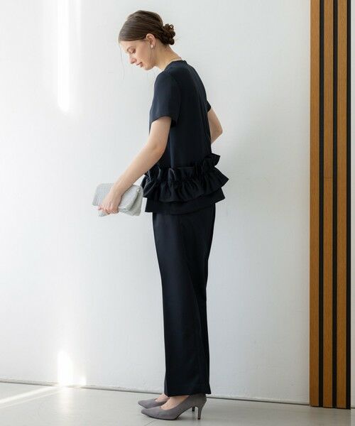 S size ONWARD(小さいサイズ) / エスサイズオンワード シャツ・ブラウス | 【APPLAUDIR】クリアダブルサテン フリルヘム ブラウス | 詳細8