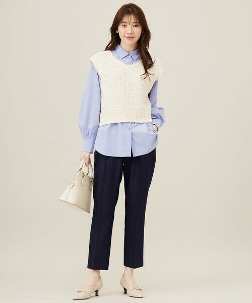 S size ONWARD(小さいサイズ) / エスサイズオンワード シャツ・ブラウス | 【洗える】ランタンスリーブ シャツ | 詳細15