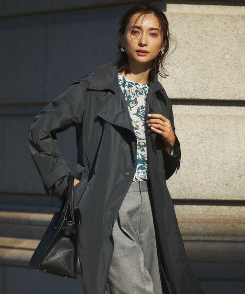 S size ONWARD(小さいサイズ) / エスサイズオンワード シャツ・ブラウス | 【洗える】ニュアンスフラワー プリント ブラウス | 詳細1