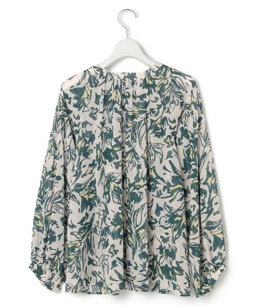 S size ONWARD(小さいサイズ) / エスサイズオンワード シャツ・ブラウス | 【洗える】ニュアンスフラワー プリント ブラウス | 詳細6