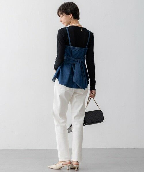 S size ONWARD(小さいサイズ) / エスサイズオンワード シャツ・ブラウス | 【洗える】ライトダンガリー ビスチェ | 詳細17