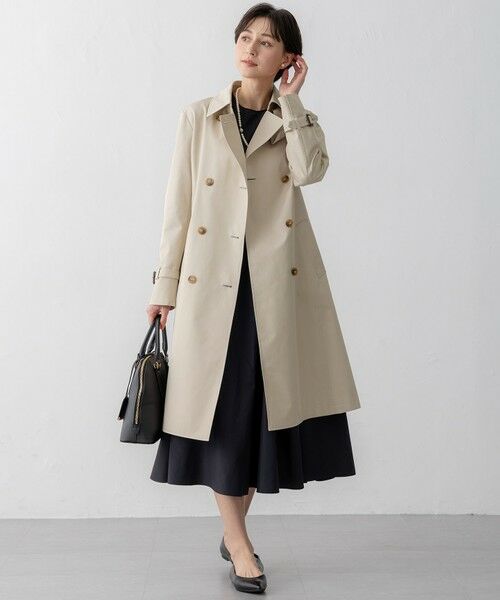 S size ONWARD(小さいサイズ) / エスサイズオンワード トレンチコート | エアータンブラー TCギャバジン ロング トレンチコート | 詳細6