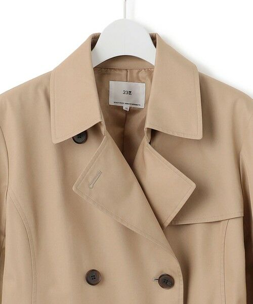 S size ONWARD(小さいサイズ) / エスサイズオンワード トレンチコート | 【撥水加工】エアータンブラー TCギャバジン ロング トレンチコート | 詳細13