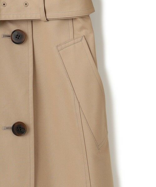S size ONWARD(小さいサイズ) / エスサイズオンワード トレンチコート | 【撥水加工】エアータンブラー TCギャバジン ロング トレンチコート | 詳細16