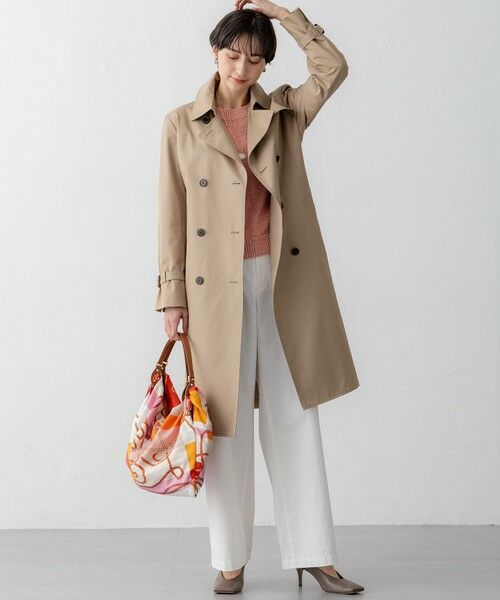 S size ONWARD(小さいサイズ) / エスサイズオンワード トレンチコート | エアータンブラー TCギャバジン ロング トレンチコート | 詳細15