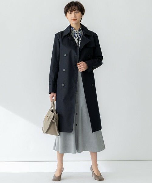 S size ONWARD(小さいサイズ) / エスサイズオンワード トレンチコート | 【撥水加工】エアータンブラー TCギャバジン ロング トレンチコート | 詳細24
