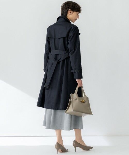 S size ONWARD(小さいサイズ) / エスサイズオンワード トレンチコート | 【撥水加工】エアータンブラー TCギャバジン ロング トレンチコート | 詳細26