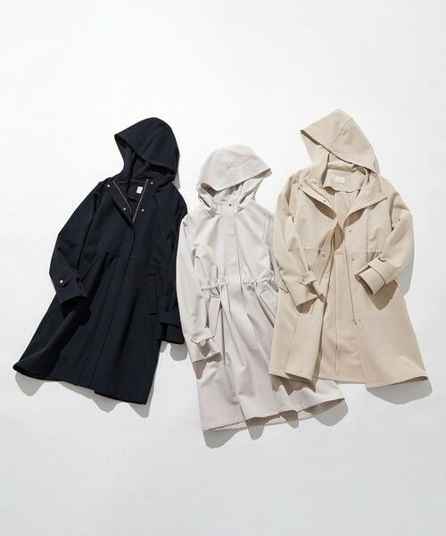 S size ONWARD(小さいサイズ) / エスサイズオンワード その他アウター | 【撥水・UVカット・洗える】フーデットロング コート | 詳細2