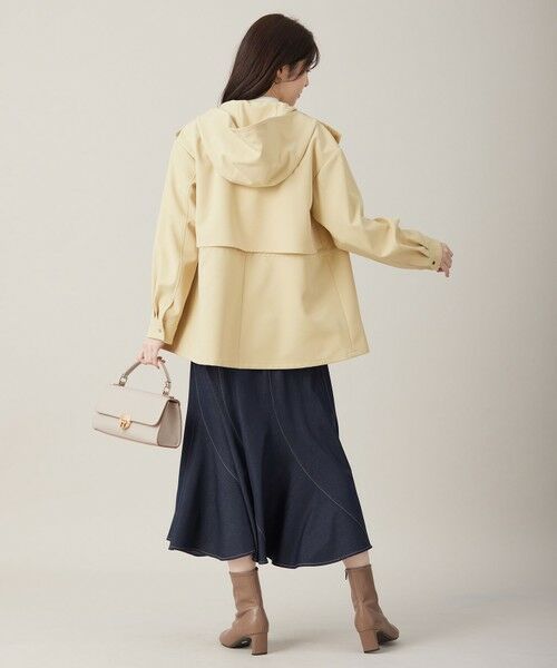 S size ONWARD(小さいサイズ) / エスサイズオンワード その他アウター | 【撥水・UVカット・洗える】フーデットハーフ コート | 詳細3